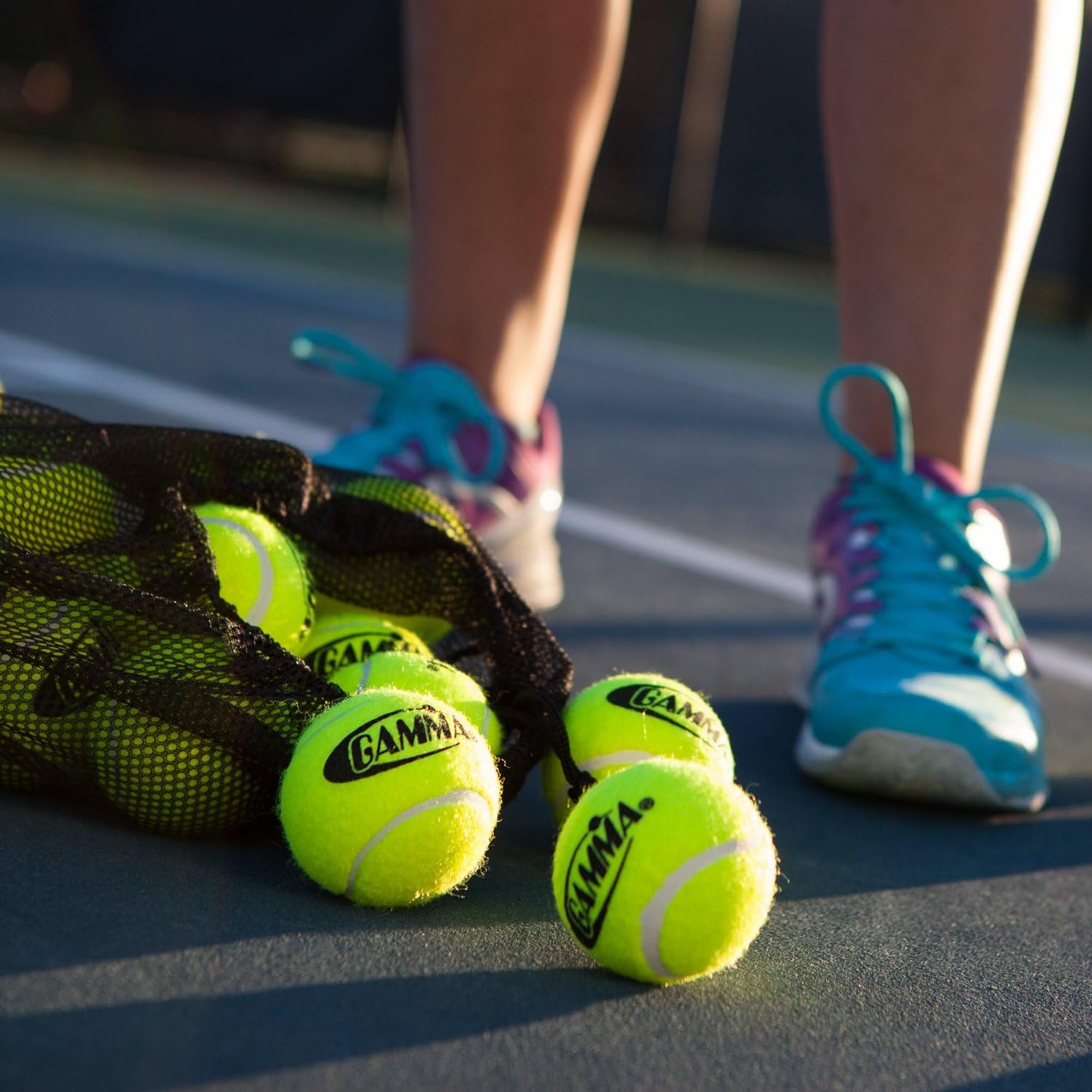 Unleash Your Game with Our 12-Pack of Pressureless Tennis Balls - Durable Mesh Bag for Easy Transport - Perfect for Practice and Play!