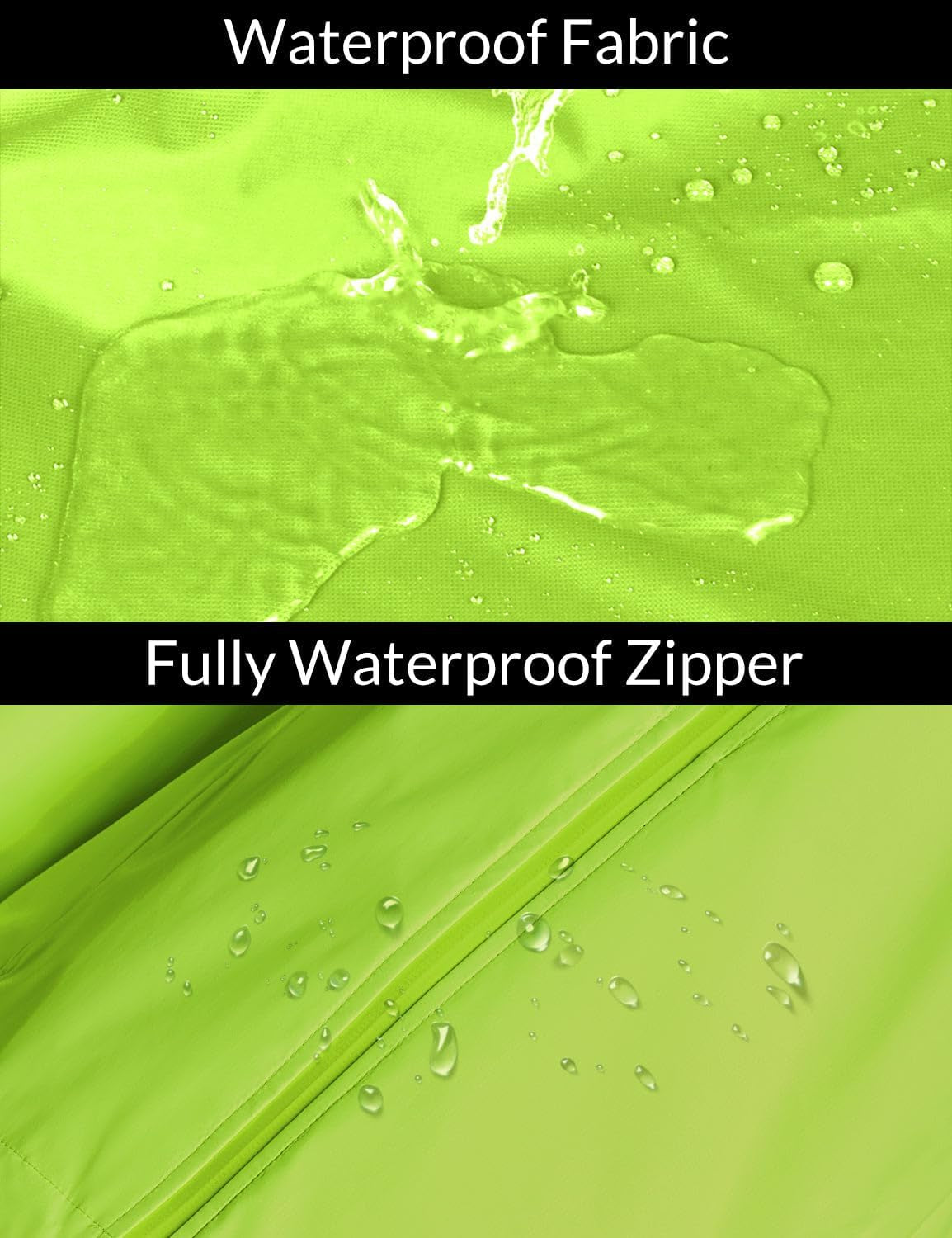 Stay Dry and Stylish: Women's Waterproof Lightweight Cycling Rain Jacket with Reflective Hood